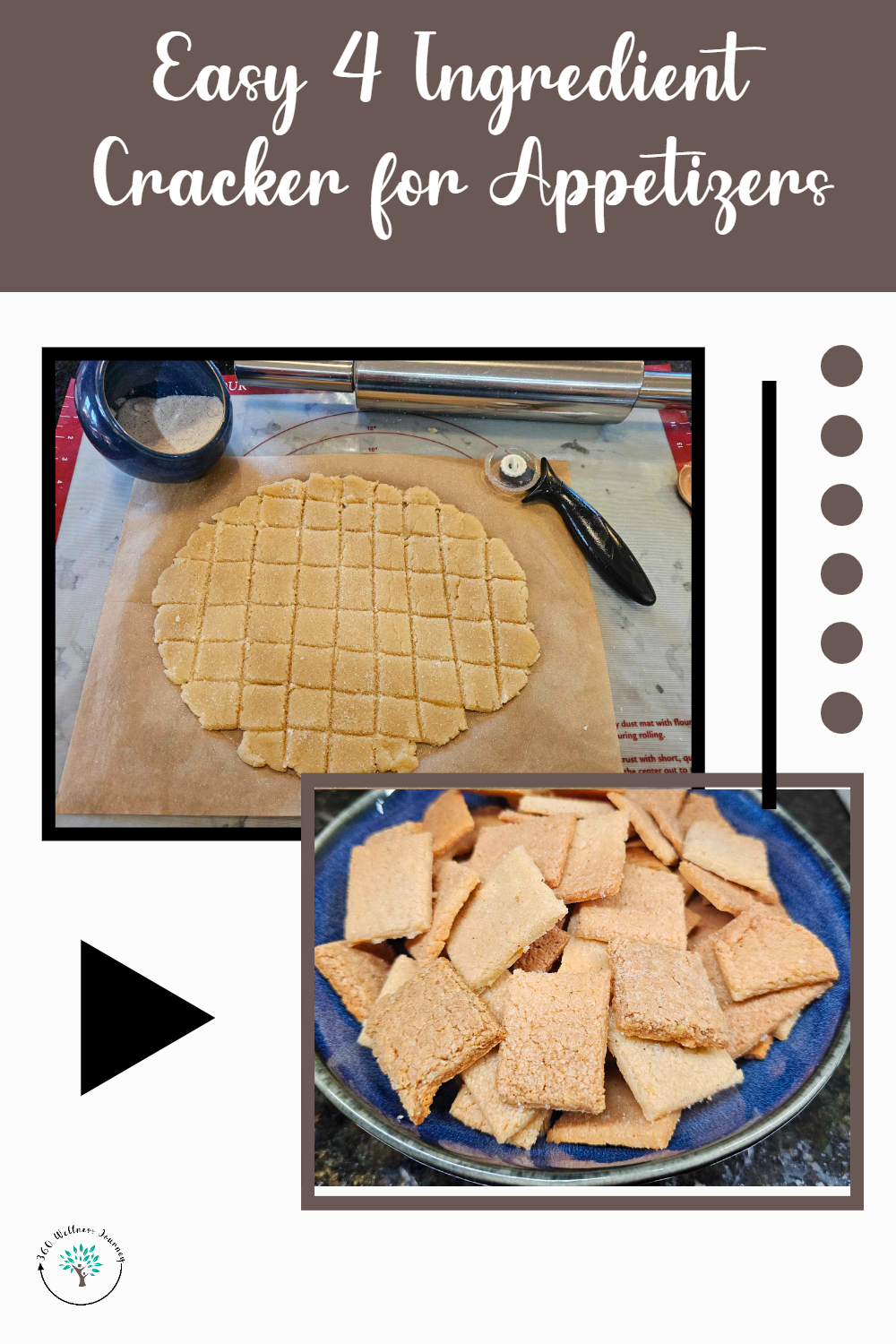 Easy 4 ingredient cracker for appetizers